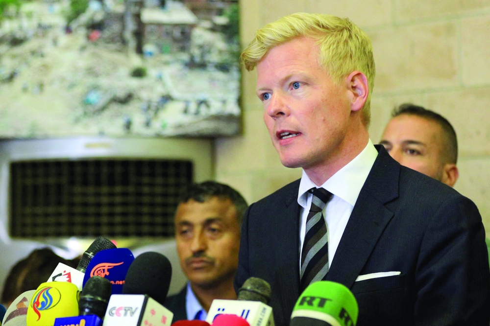 UN special envoy Hans Grundberg 