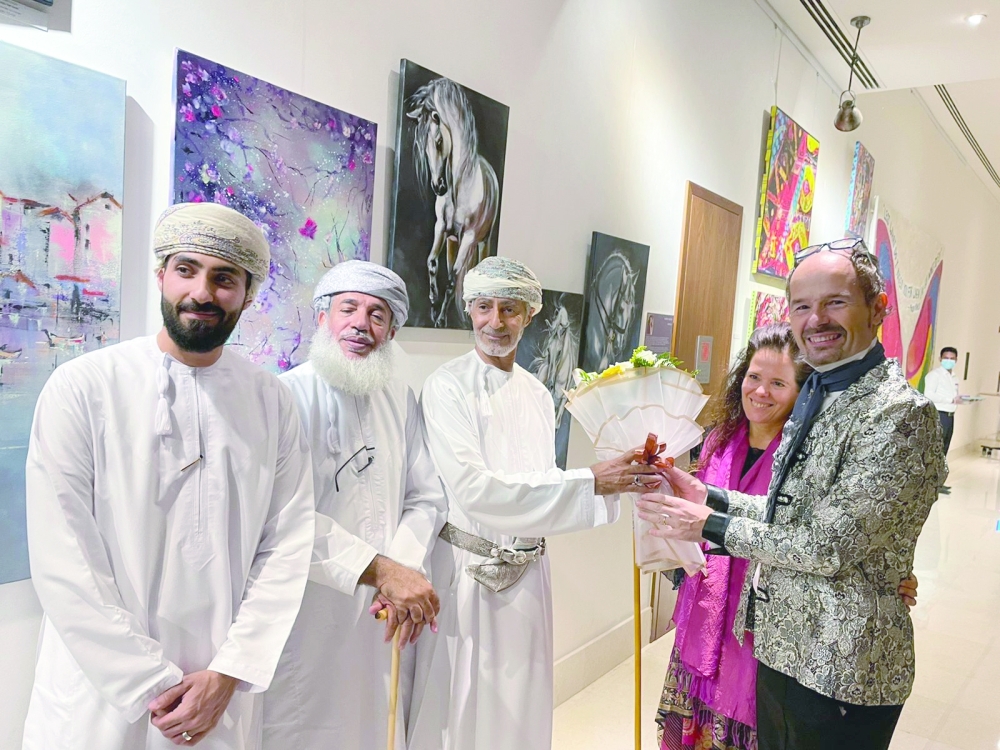 Chief guest at the ‘Through Italian Eyes,’ art exhibition