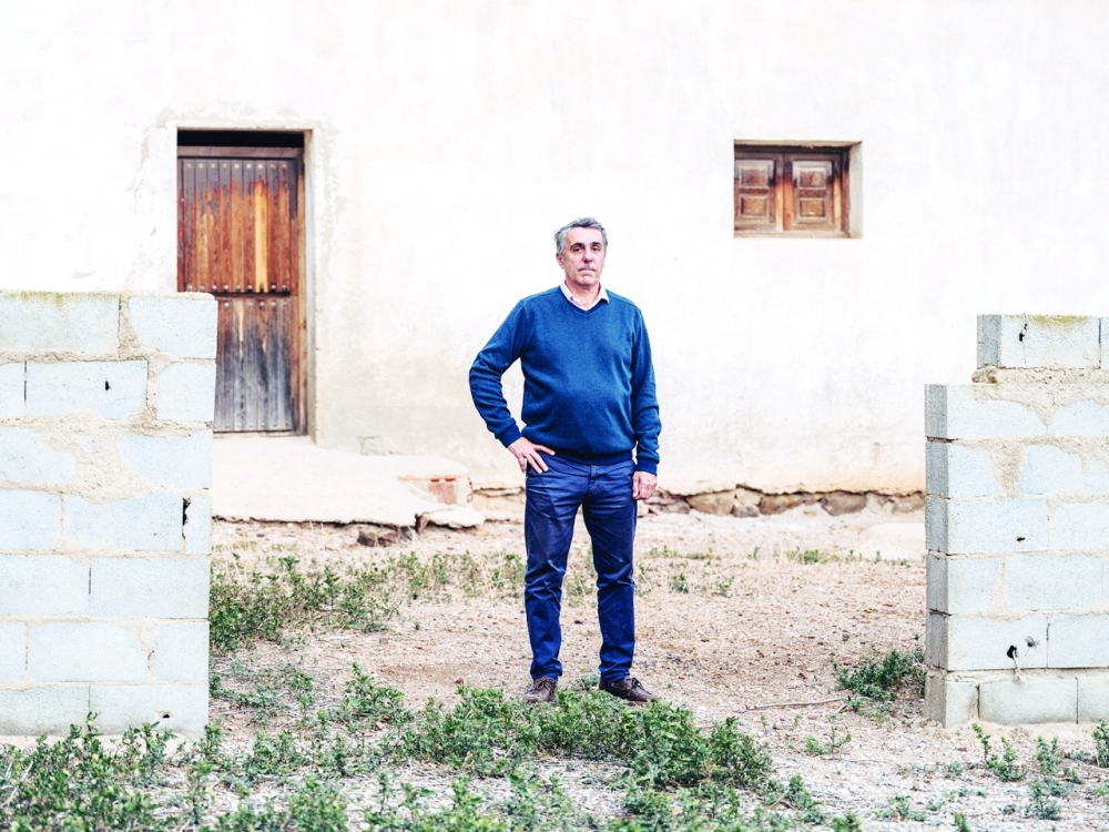 Ivan Garcia, the director general of Grupo Playas y Cortijos, at the farmhouse that his company is hoping to convert into a 30-room boutique hotel near Almeria, Spain, on Dec. 26, 2021. (Ben Roberts/The New York Times)