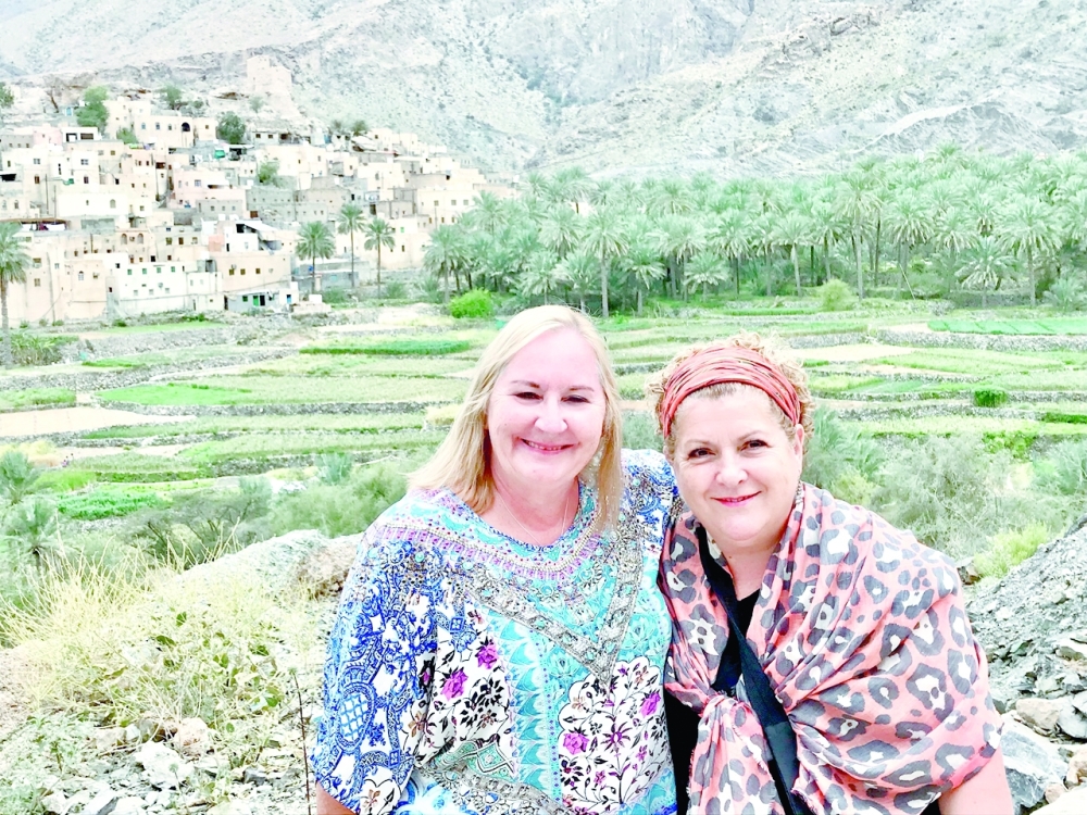 Sandra Cahill with Maria Slater