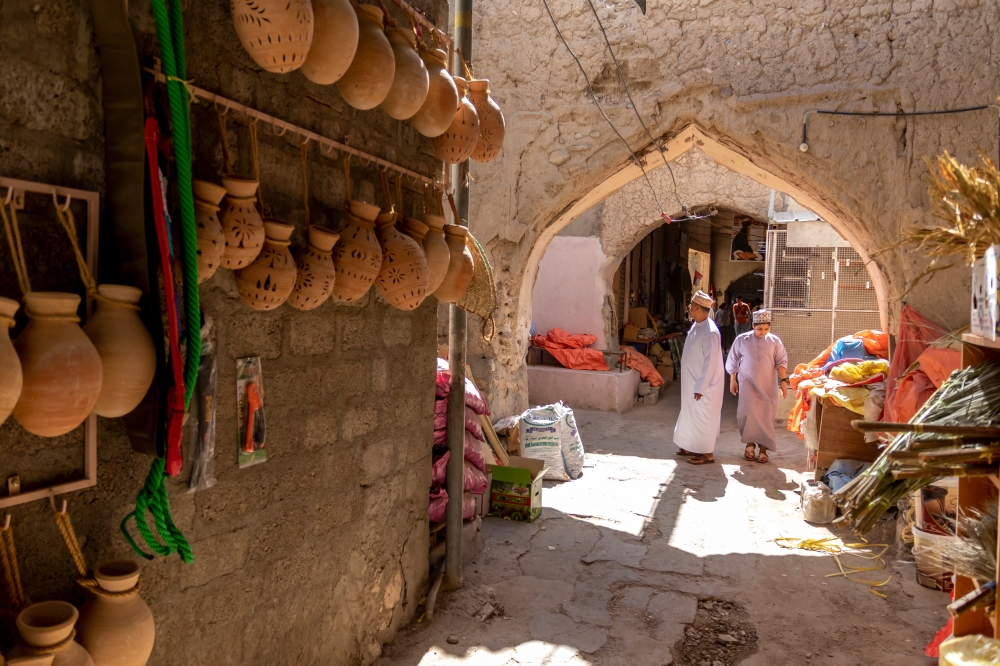 Nizwa,,Oman,,April,24,,2015,-,Omani,Men,Shopping,In