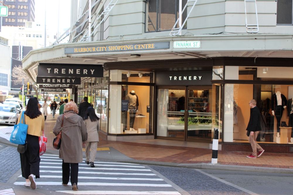 People walk on Lambton Quay street in Wellington, New Zealand. -- Reuters File