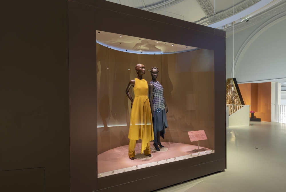 MMUSOMAXWELL, on display at the “Africa Fashion” exhibition at the Victoria and Albert Museum in London. (Victoria and Albert Museum, London via The New York Times)