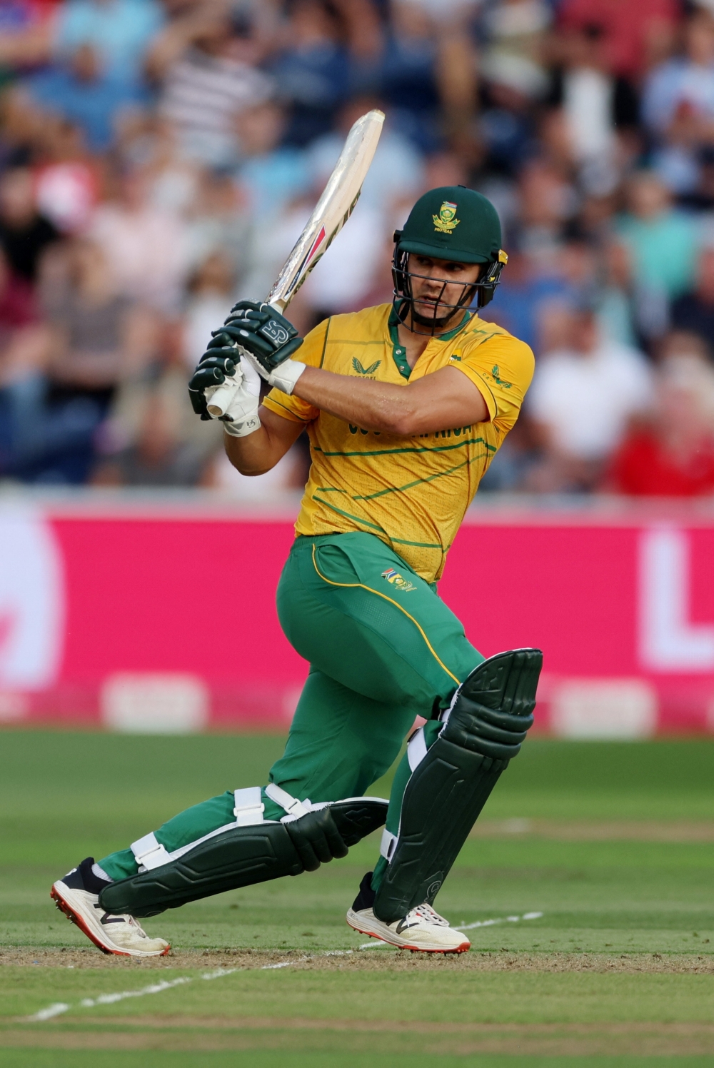 Cricket - T20 Series - England v South Africa - Sophia Gardens, Cardiff, Wales, Britain - July 28, 2022 South Africa's Rilee Rossouw in action Action Images via Reuters/Paul Childs
