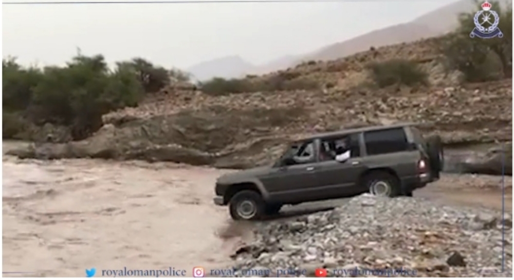 Photo for illustration purpose only. Do not cross wadis