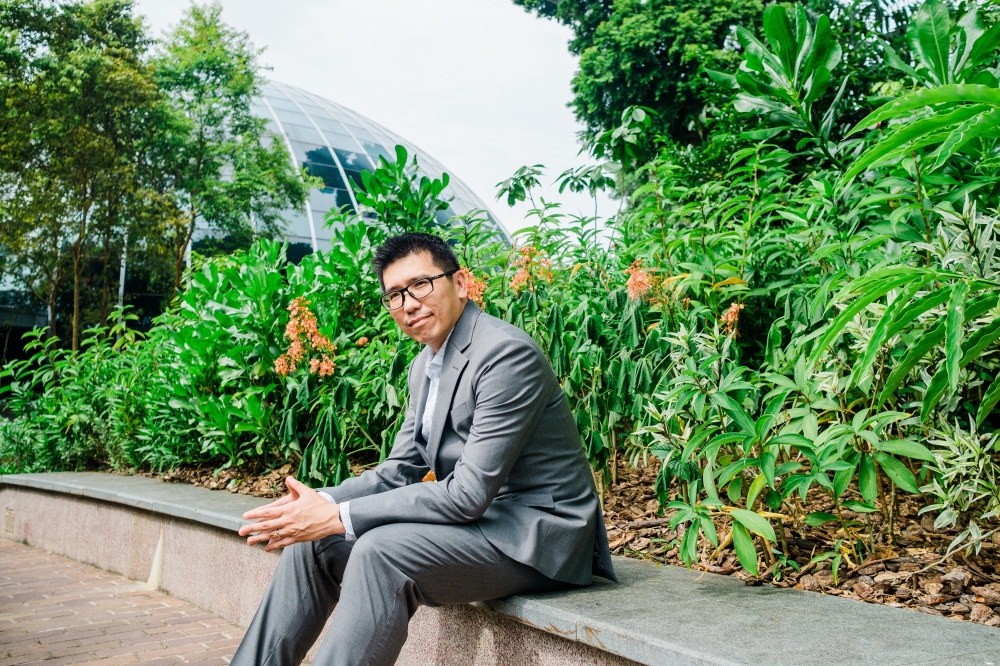 Winston Chow, the lead researcher of Cooling Singapore, which aims to build a computer model of the city that would analyze the effectiveness of heat mitigation measures, in Singapore, July 13, 2022. (Gabriela Bhaskar/The New York Times)