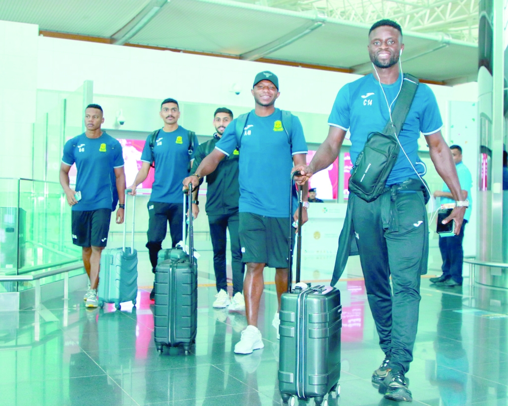 Al Seeb players arrived to Salalah