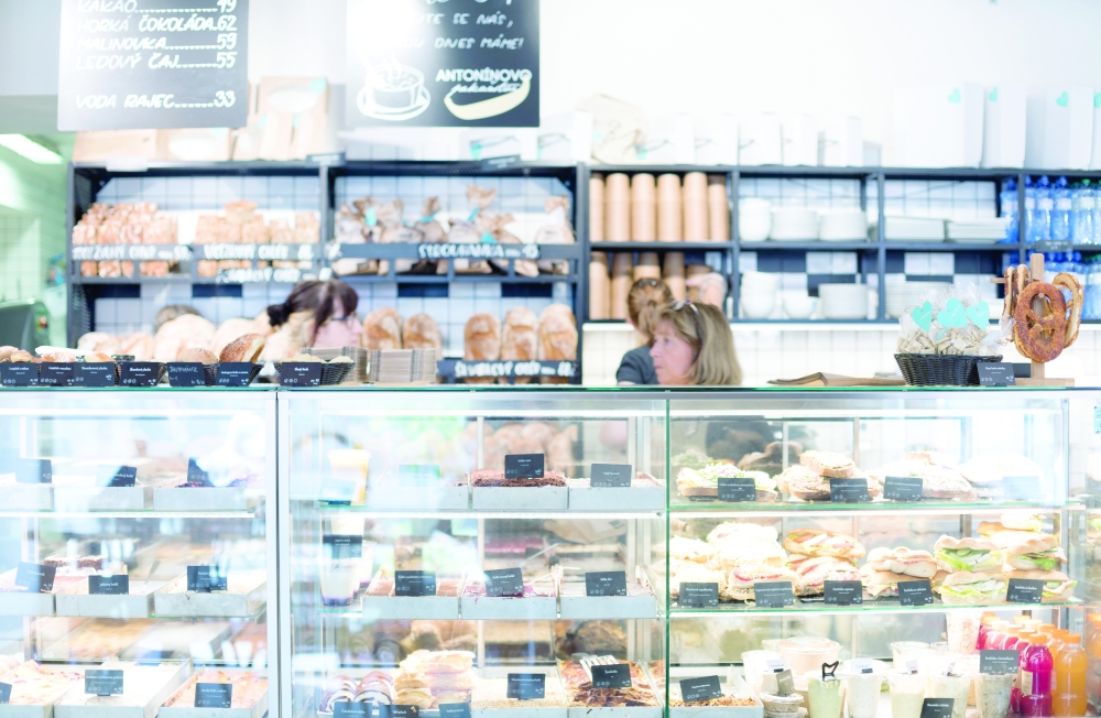 Pastries at Antonínovo Pekařství (or “Antonin’s Bakery”) in Prague, July 21, 2022. (Lenka Grabicova/The New York Times)