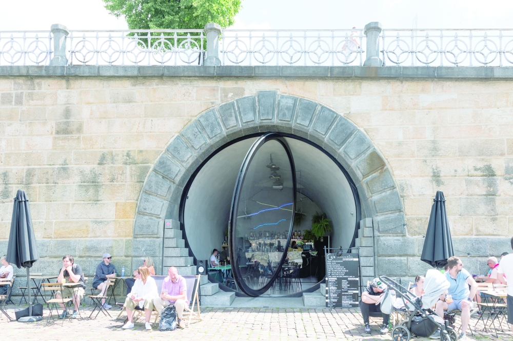The promenade on the Rašín embankment known as Náplavka, in Prague, July 16, 2022. (Lenka Grabicova/The New York Times)