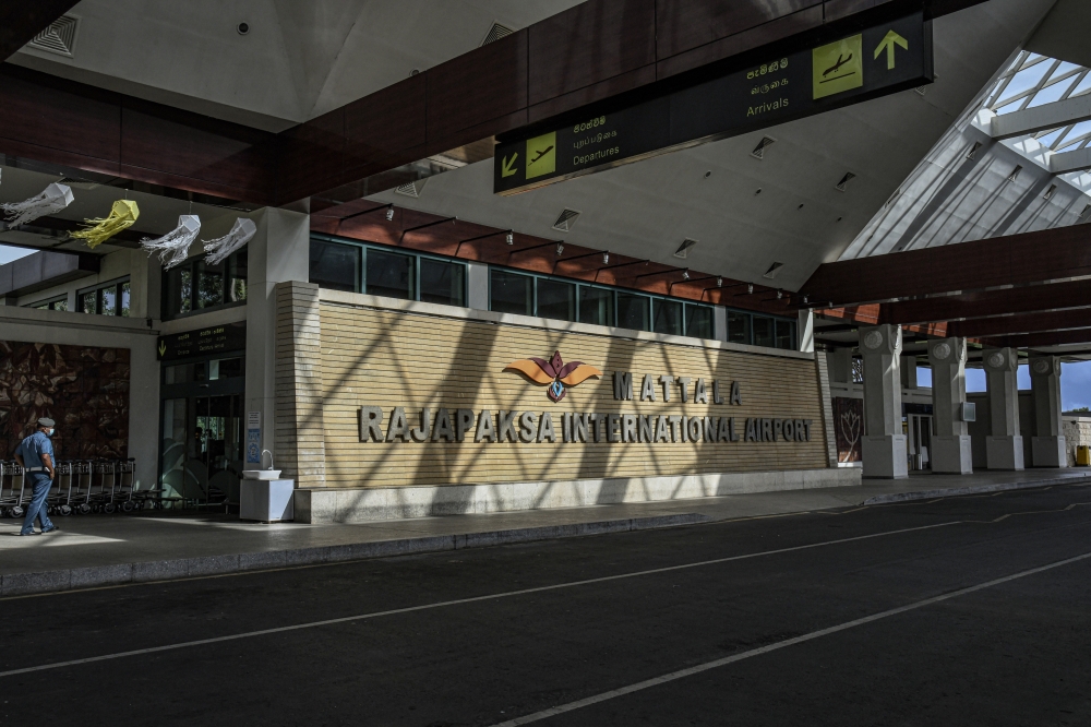 Matala Rajapaksa International Airport in Hambantota, Sri Lanka, on May 16, 2022. (Atul Loke/The New York Times)