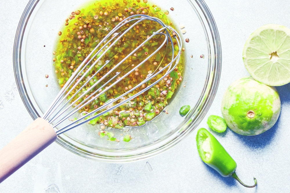 Ingredients to make a shrimp salad, in New York, on July 20, 2022. Food Stylist: Simon Andrews. (Christopher Testani/The New York Times)