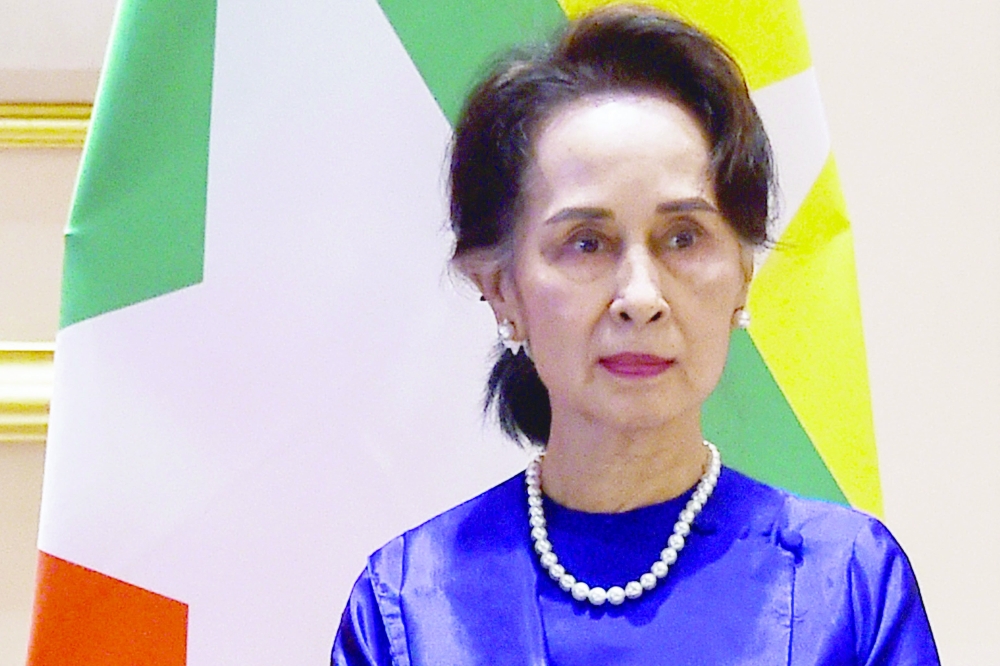 Myanmar's State Counsellor Aung San Suu Kyi