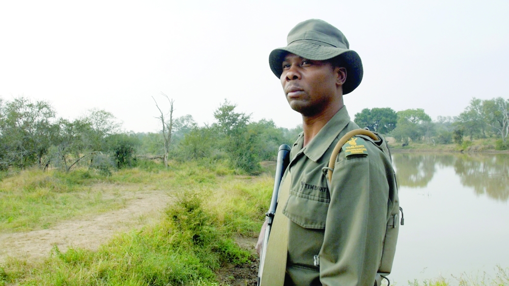Anton Mzimba, head ranger at the Timbavati nature reserve in South Africa.