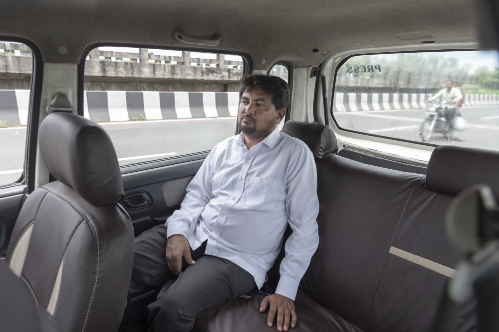 Yakub Rasul, the husband of Bilkis Bano, a Muslim woman who was raped and her 3-year-old daughter killed by a Hindu mob in 2002, in Godhra, India, Aug. 19, 2022. (Saumya Khandelwal/The New York Times)