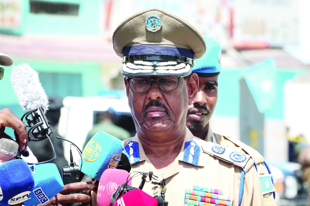 Somali Police Commissioner General Abdi Hassan Hijar 