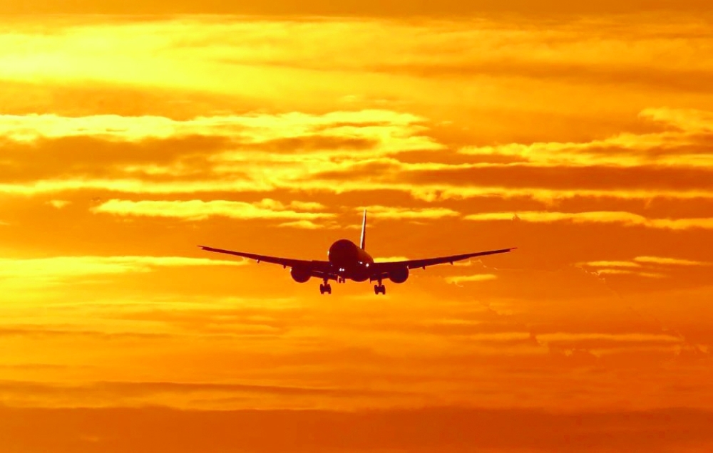 An Air France airplane lands at the Charles-de-Gaulle Airport in Roissy, near Paris. — Reuters