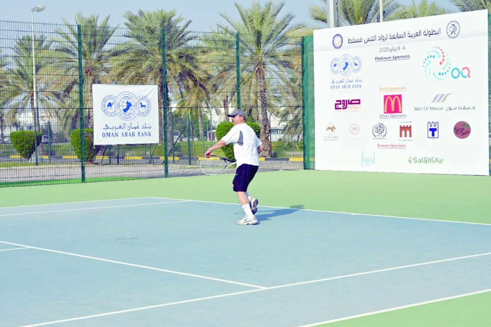 Arab veteran tennis