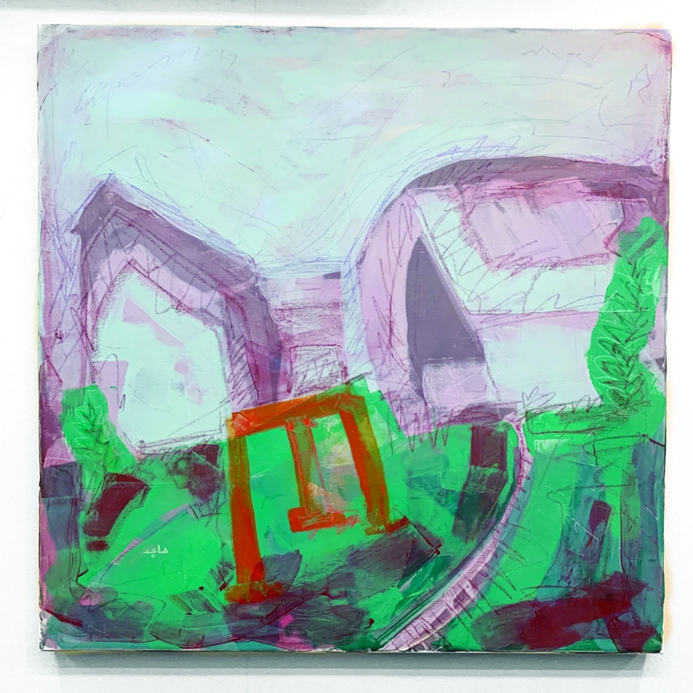 Abstract works of Majid al Amri