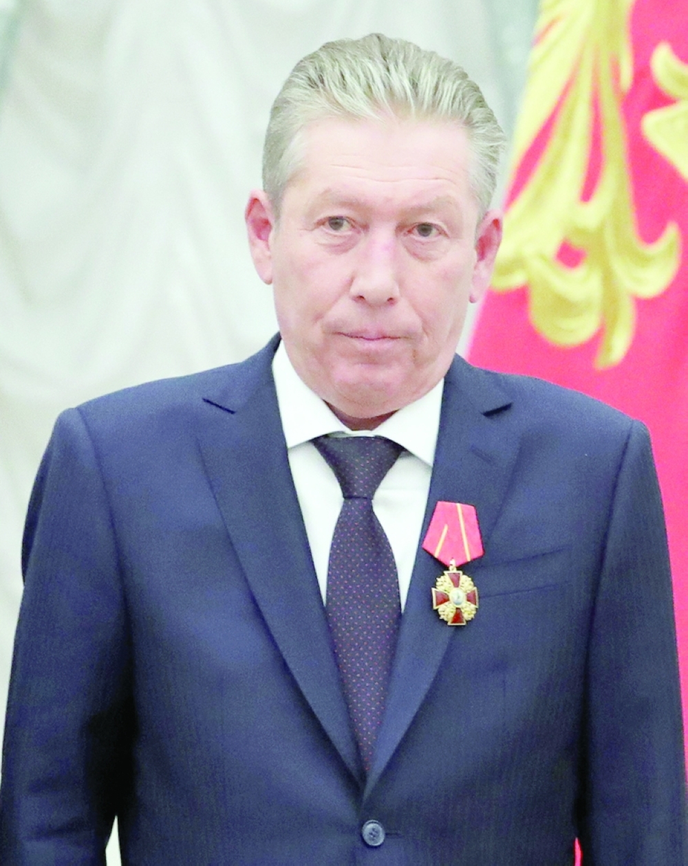 Chairman of the Board of Directors of Oil Company Lukoil Ravil Maganov attends an awarding ceremony at the Kremlin in Moscow on November 21, 2019. Russian oil producer Lukoil said on September 1, 2022 its chairman Ravil Maganov had died following a "serious illness", after Russian media cited sources saying the 67-year-old died after falling out of a hospital window.  (Photo by Mikhail KLIMENTYEV / SPUTNIK / AFP)

