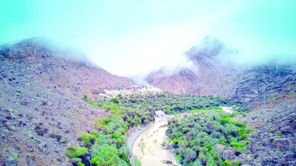 Dark clouds and rainstorm