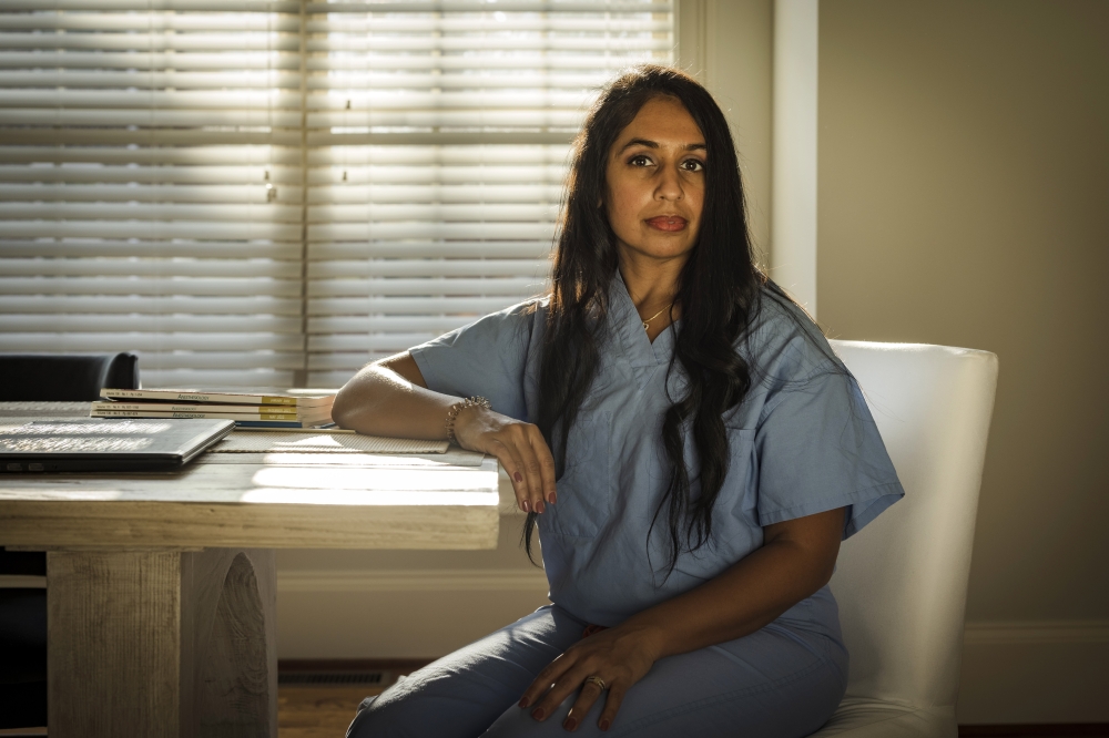 Devangi Patel, 33, a cardiothoracic anesthesiologist, in Atlanta on Sept. 7, 2022. (Audra Melton/The New York Times)