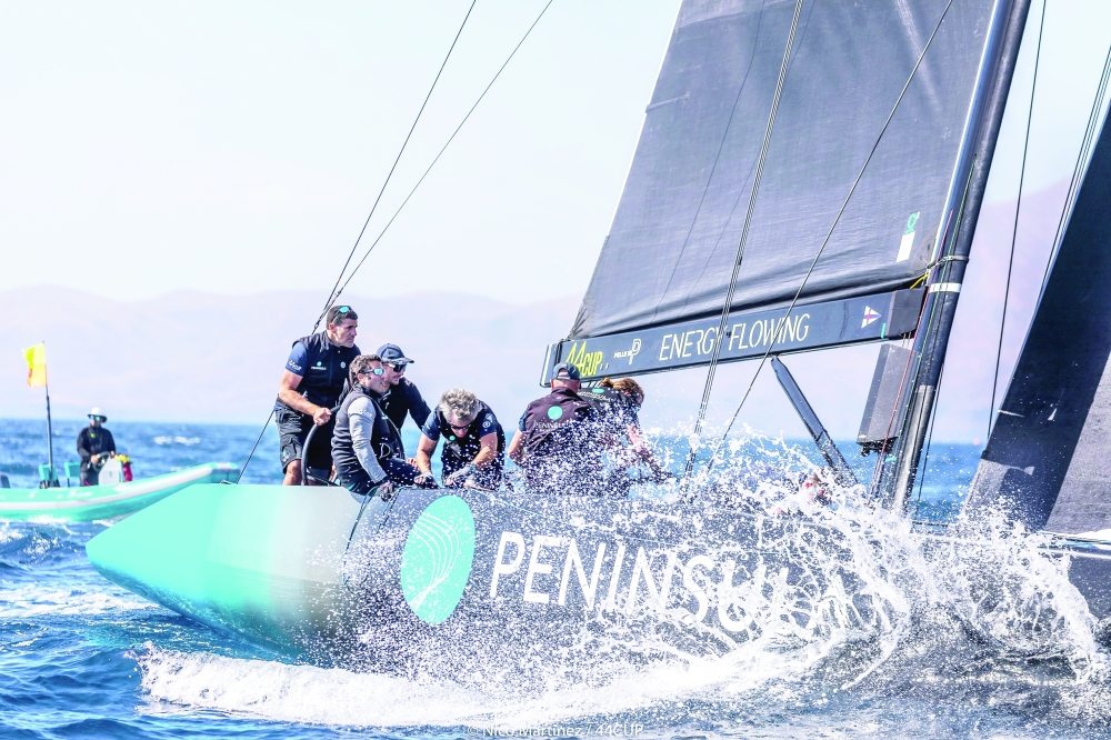 Archive image of RC44 CUP 2022صورة أرشيفية لإحدى جولات بطولة كأس الآرسي 44  الدولية (1)