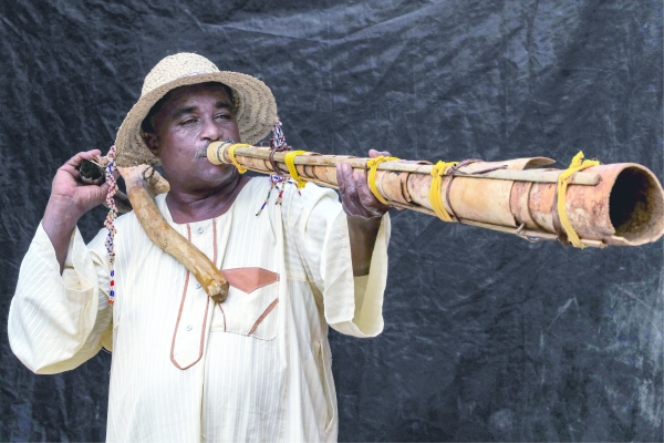 Sudan traditional wind instrument trumpets harvest time - Oman Observer