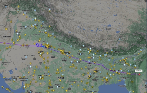 Bomb scare on China-bound passenger flight - Vimarsana News
