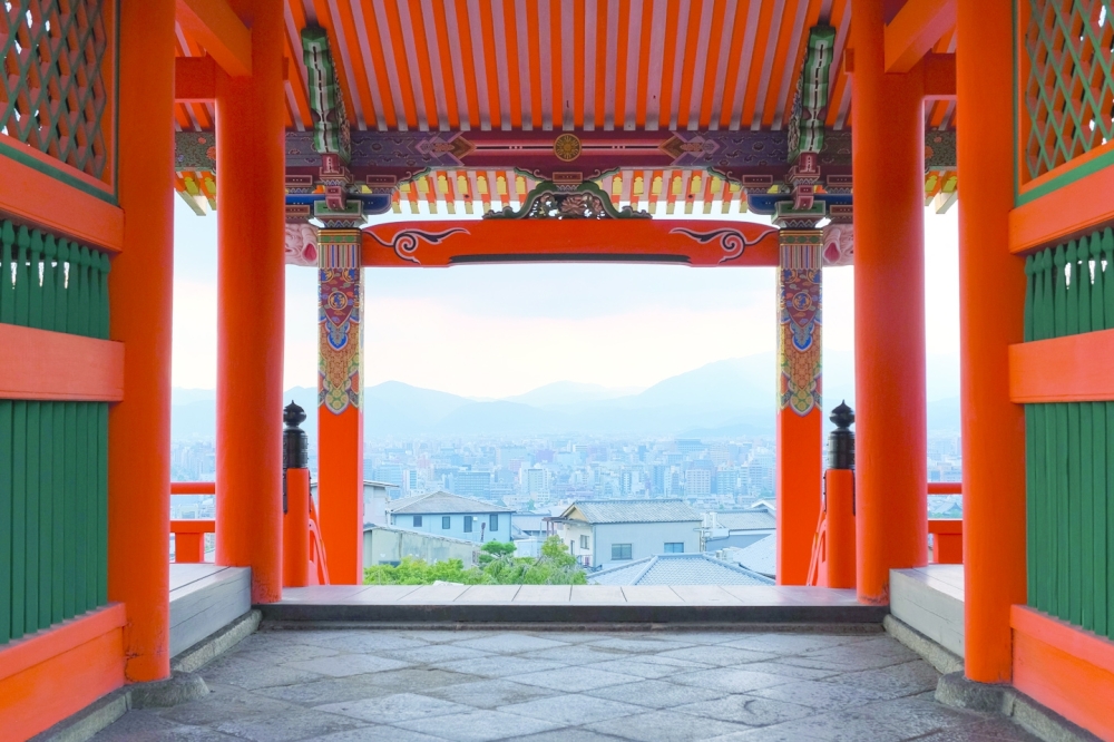 A view of the city from the Kiyomizu Temple in Kyoto, Japan, on Aug. 28, 2022. (Andrew Faulk/The New York Times)