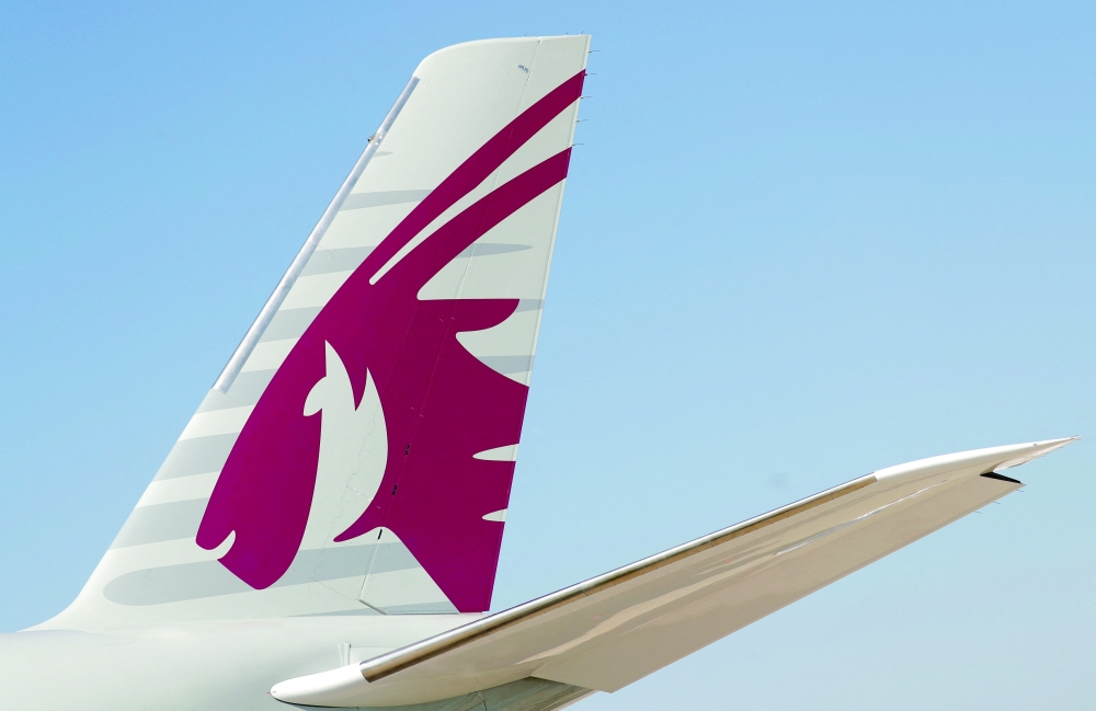 A Qatar Airways Airbus A350-1000  is pictured at the Eurasia Airshow in the Mediterranean resort city of Antalya, Turkey April 25, 2018. REUTERS/Murad Sezer/File Photo
