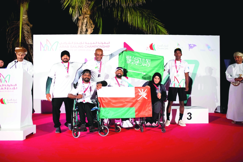 Top Three winners of RS Venture Class الفائزون بالمراكز الثالثة الأولى من فئة الآر أس فينتشر