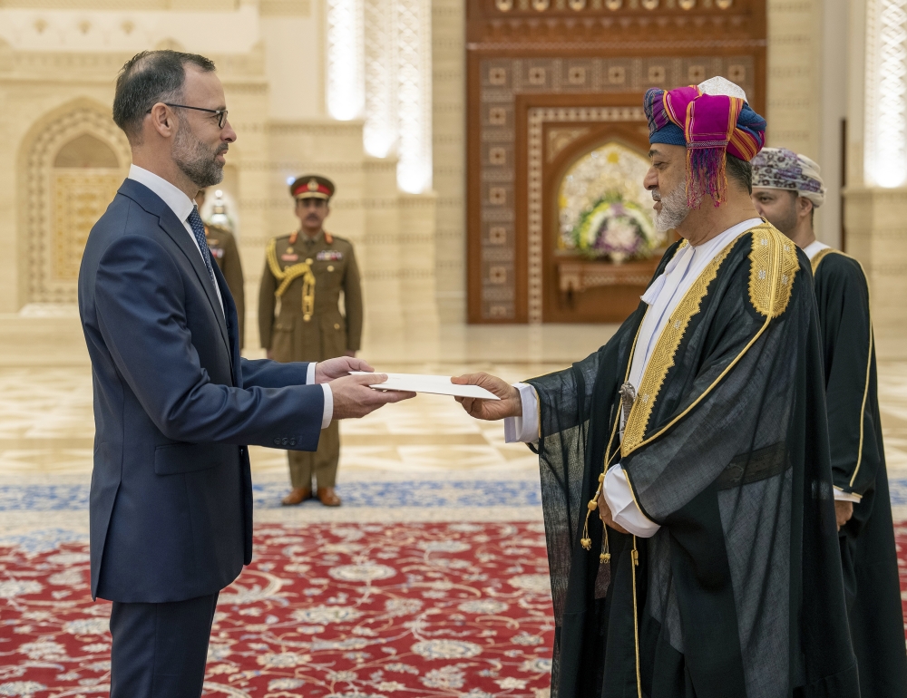 Barnabas Fodor, Extraordinary and Plenipotentiary Ambassador of President Katalin Novak of Hungary, accredited to the Sultanate of Oman.