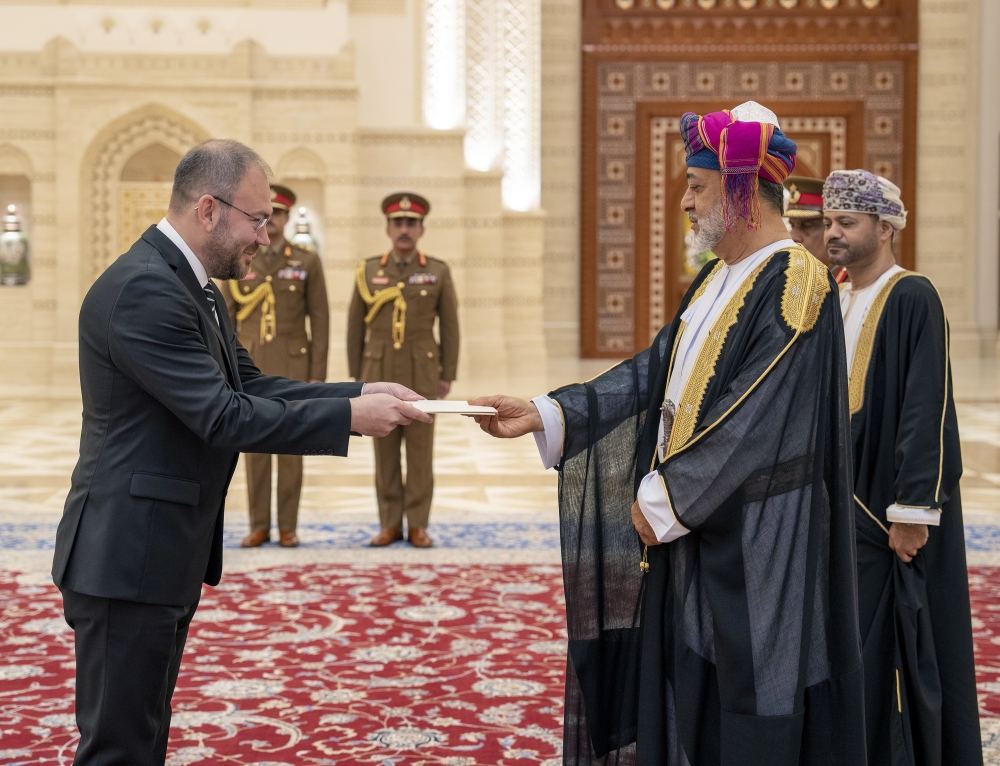 Florin Marius Tacu, Extraordinary and Plenipotentiary Ambassador of President Klaus Iohannis of Romania, accredited to the Sultanate of Oman.