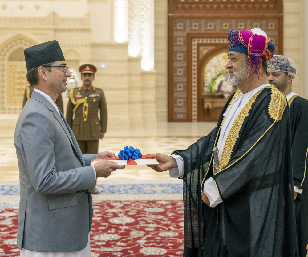 Dornath Aryal, Extraordinary and Plenipotentiary Ambassador of President Bidya Devi Bhandari of the Federal Democratic Republic of Nepal, accredited to the Sultanate of Oman.