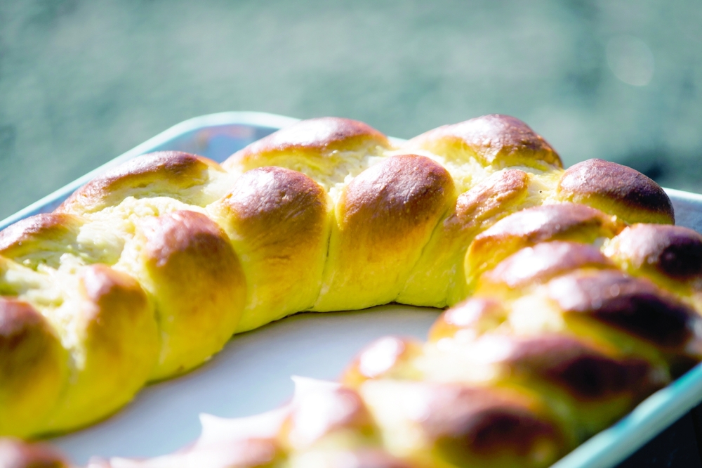 Nimbley Bakery’s signature rosca bread in the Richmond Hill area of the Queens borough of New York on Sept. 29, 2022. (José A. Alvarado Jr./The New York Times)
