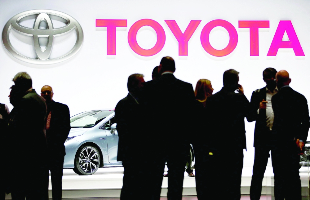 Toyota would replace one of the two electronic 'smart' keys it delivers in Japan with a mechanical one for the time being. -- Reuters