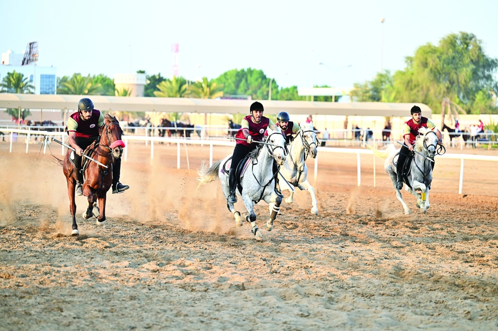 Tent pegging Barka. -- Pics by Rashid al Tawki