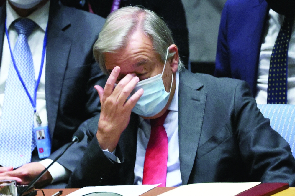 UN Secretary-General Antonio Guterres