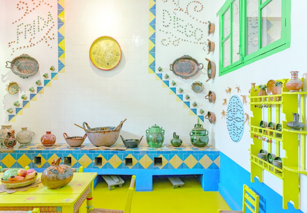A room at the Casa Azul, where Frida Kahlo spent much of her life, in Mexico Citys Coyoacn neighborhood in November 2019. (Adrian Wilson/The New York Times)