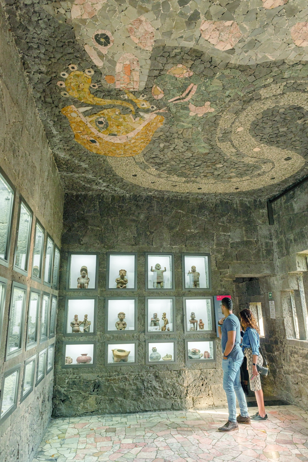 Inside the Museo Anahuacalli in Mexico Citys Coyoacn neighborhood in November 2019. (Adrian Wilson/The New York Times)