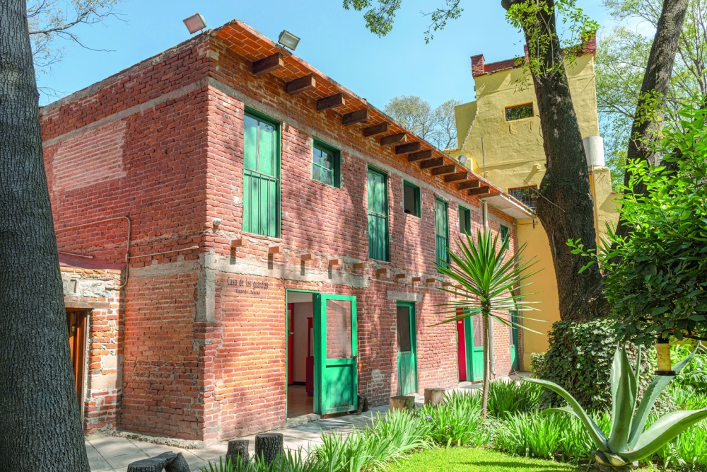 The home Leon Trotsky, in exile from the Soviet Union, lived in that is now a museum in Mexico Citys Coyoacn neighborhood in November 2019. (Adrian Wilson/The New York Times)