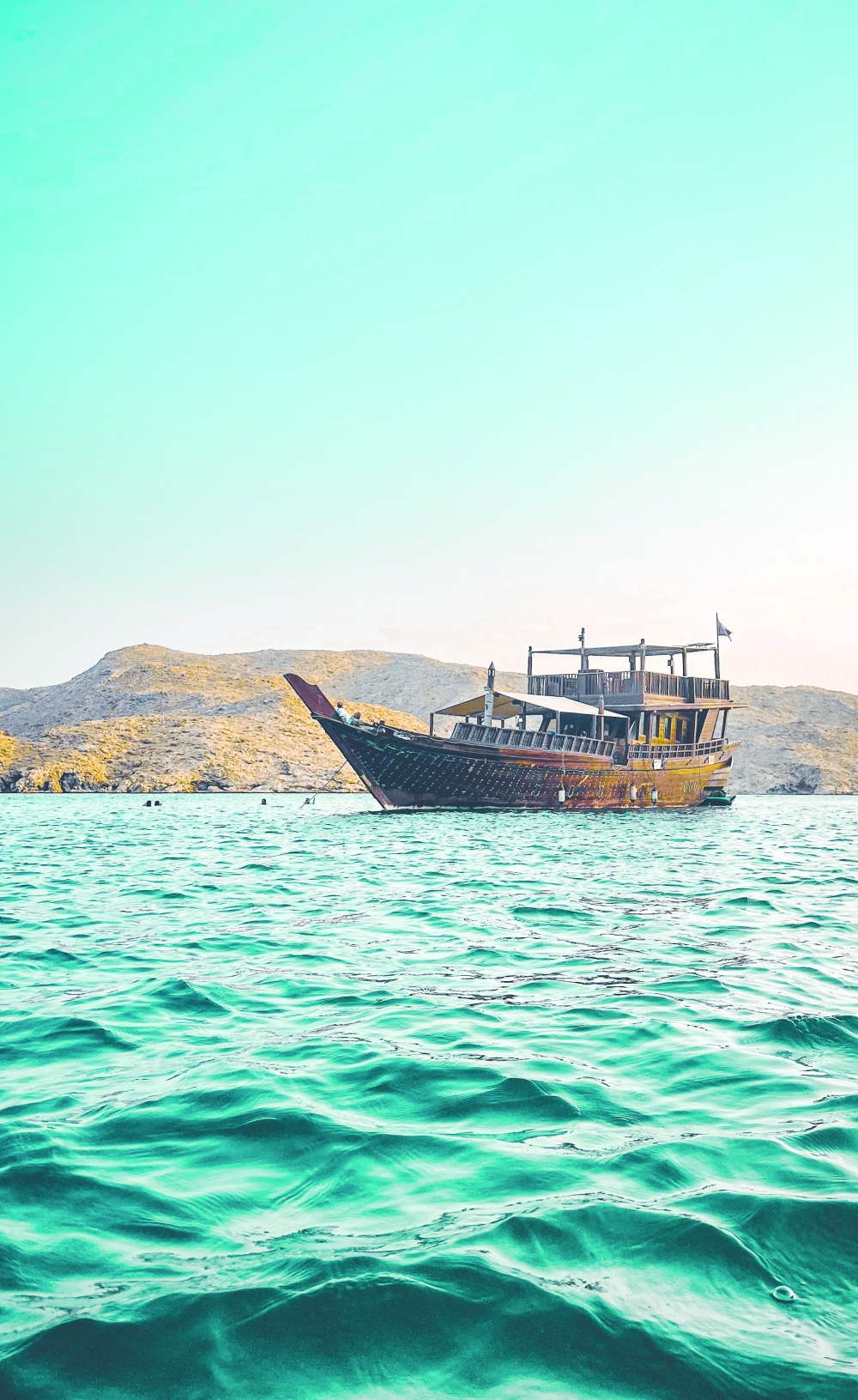 Dhow ride across Oman seas