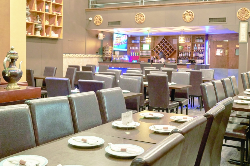 The interior of Nha Sang in Queens, Nov. 2, 2022. (Adam Friedlander/The New York Times)