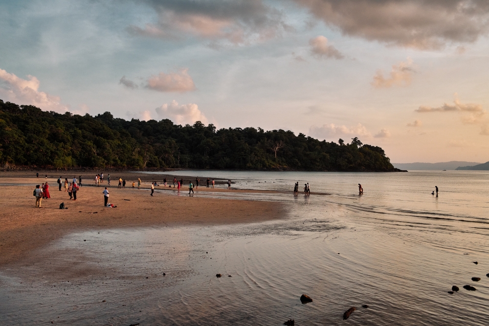 Chidiya Tapu beach outside Port Blair, the capital of the Andaman and Nicobar Islands in India in November 2022. (Poras Chaudhary/The New York Times)