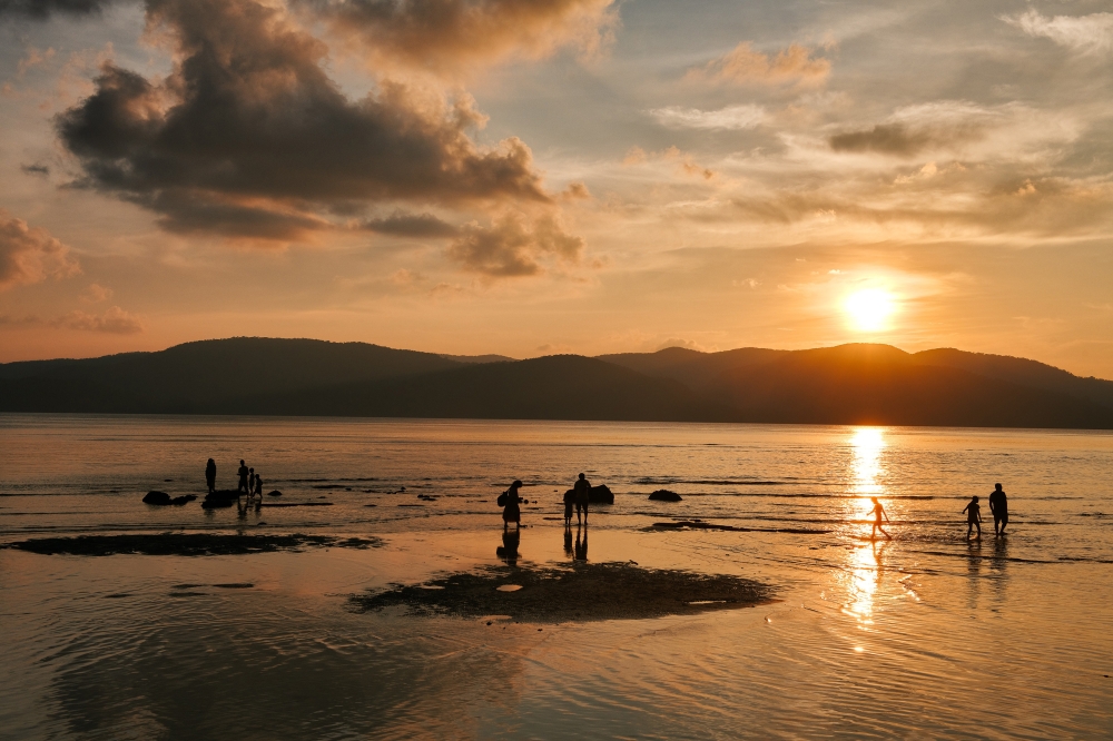 Chidiya Tapu beach outside Port Blair, the capital of the Andaman and Nicobar Islands in India in November 2022. (Poras Chaudhary/The New York Times)