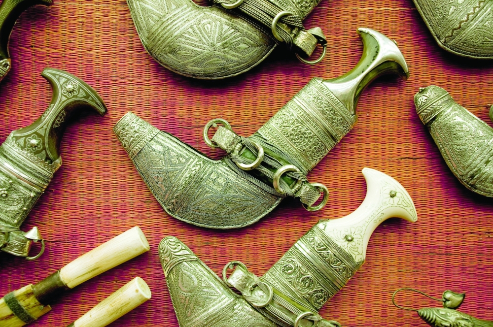 Traditional,Omani,Silver,Daggers