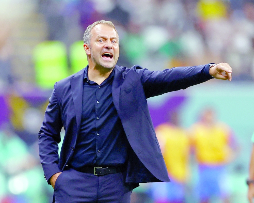 Soccer Football - Fifa World Cup Qatar 2022 - Group E - Costa Rica v Germany - Al Bayt Stadium, Al Khor, Qatar - December 1, 2022 Germany coach Hansi Flick REUTERS/Matthew Childs