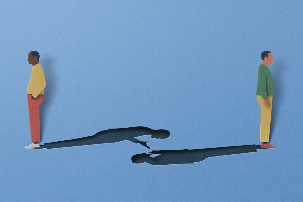 In a 2021 survey of more than 2,000 adults in the United States, less than half of the men said they were truly satisfied with how many friends they had, while 15 percent said they had no close friends at all  a fivefold increase since 1990. (Eiko Ojala/The New York Times)