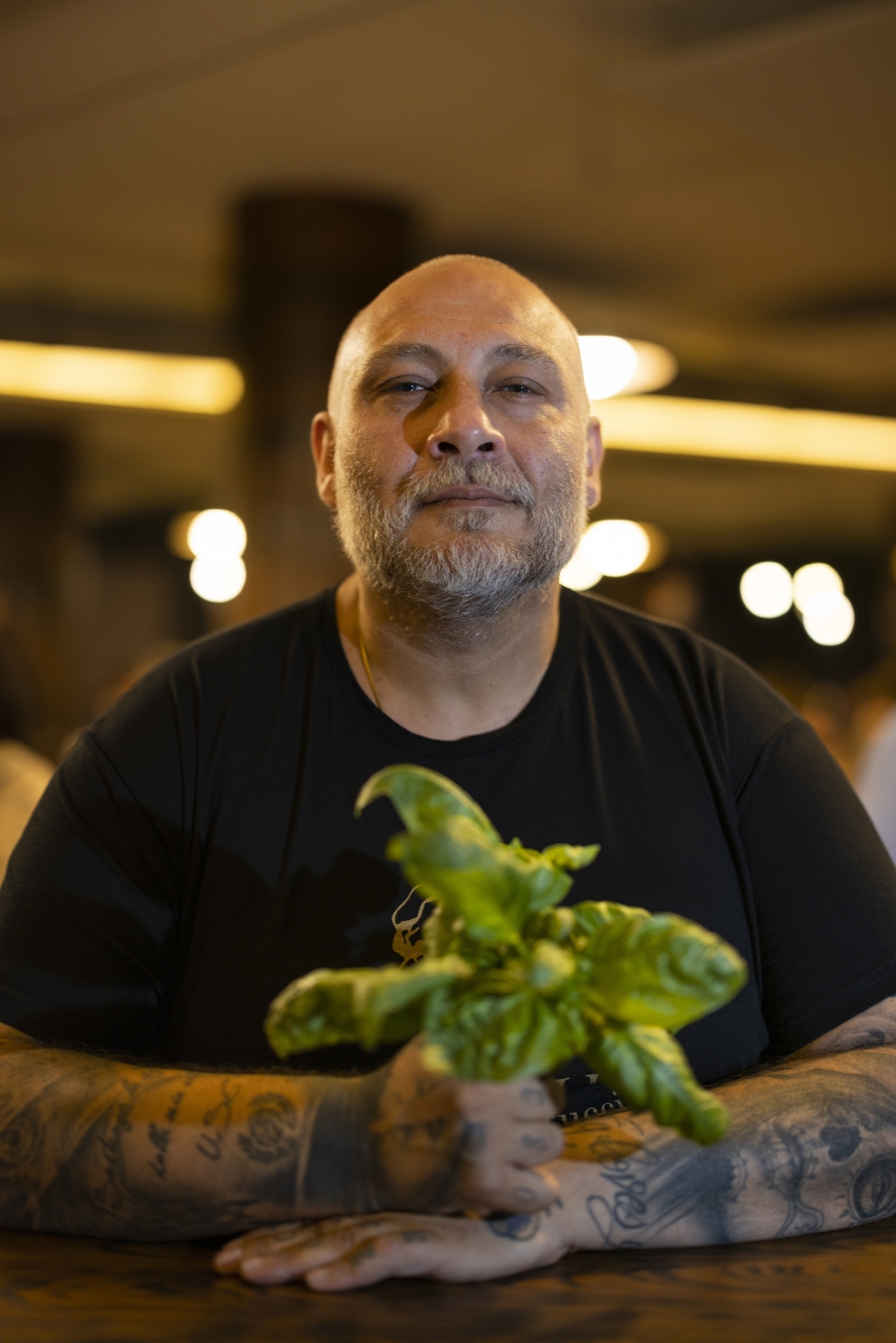 Francesco Martucci, the pizzaiolo and owner of pizzeria I Masanielli in Caserta, Italy, in October 2022. (Roberto Salomone/The New York Times)