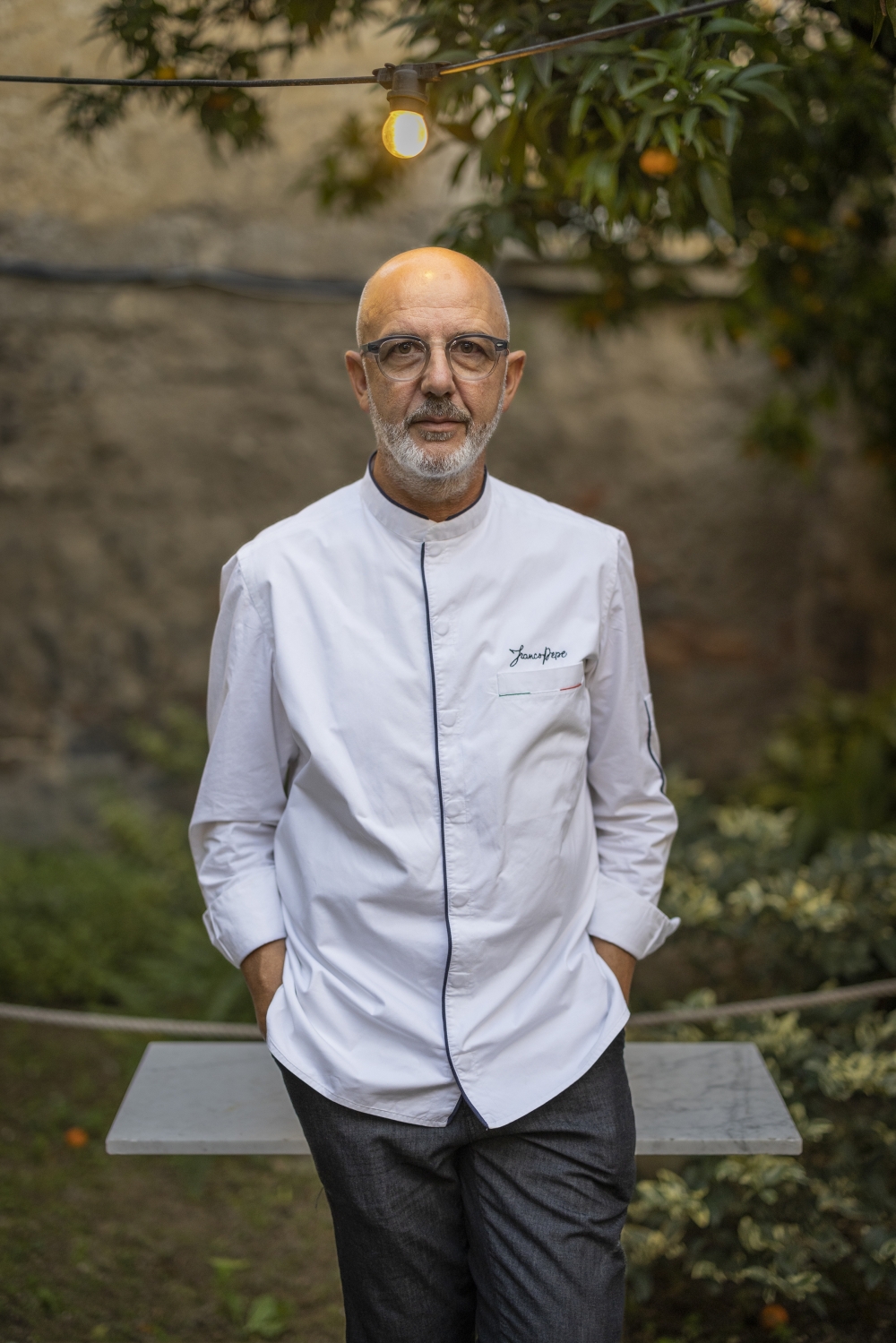 Maestro pizzaiolo Franco Pepe, founder and owner of the Pepe in Grani in Caiazzo, in the province of Caserta, Italy, in October 2022. (Roberto Salomone/The New York Times)